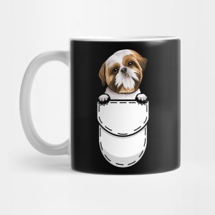 Funny Shih Tzu Pocket Dog Mug